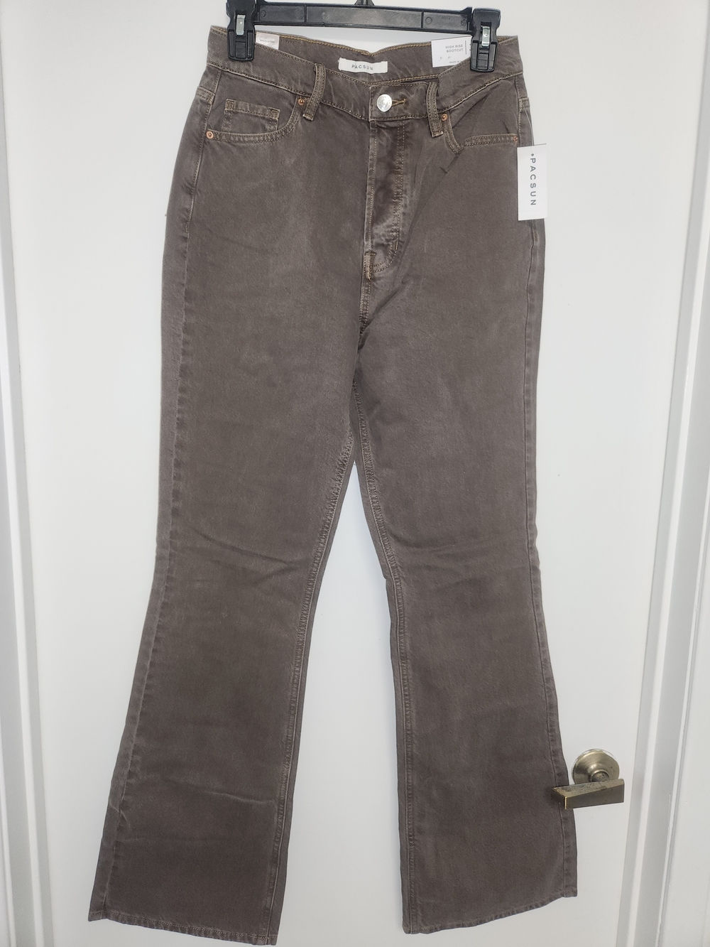 PacSun Brown High-Rise Flare Jeans - Women's Nwt